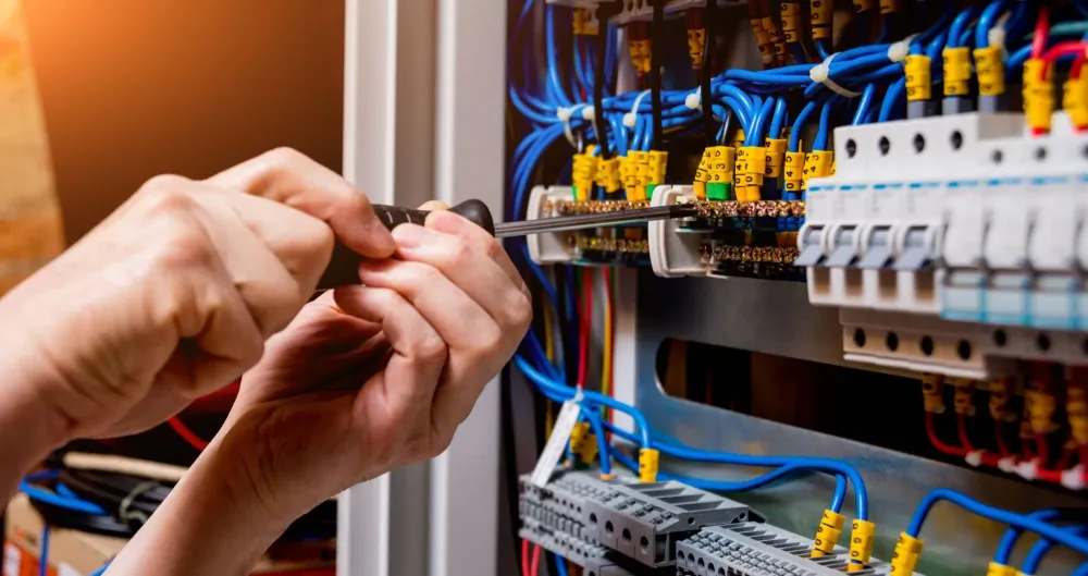Électricité près de Campagnac