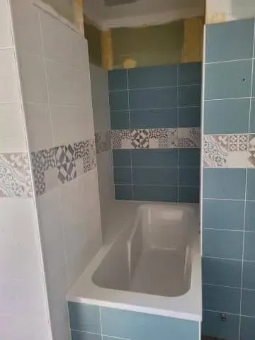baignoire faience